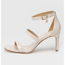 Sandale de piele ecologica cu toc inalt Koda