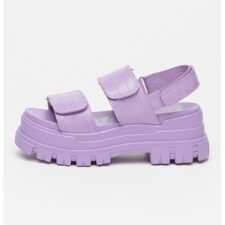 Sandale de piele ecologica cu velcro Aspha