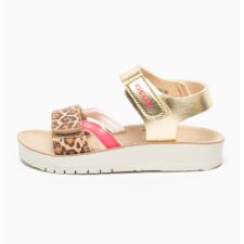 Sandale de piele ecologica cu velcro Costarei