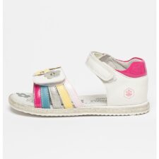 Sandale de piele ecologica cu velcro Dora