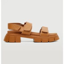 Sandale de piele ecologica cu velcro Kid