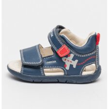 Sandale de piele ecologica cu velcro Tapuz