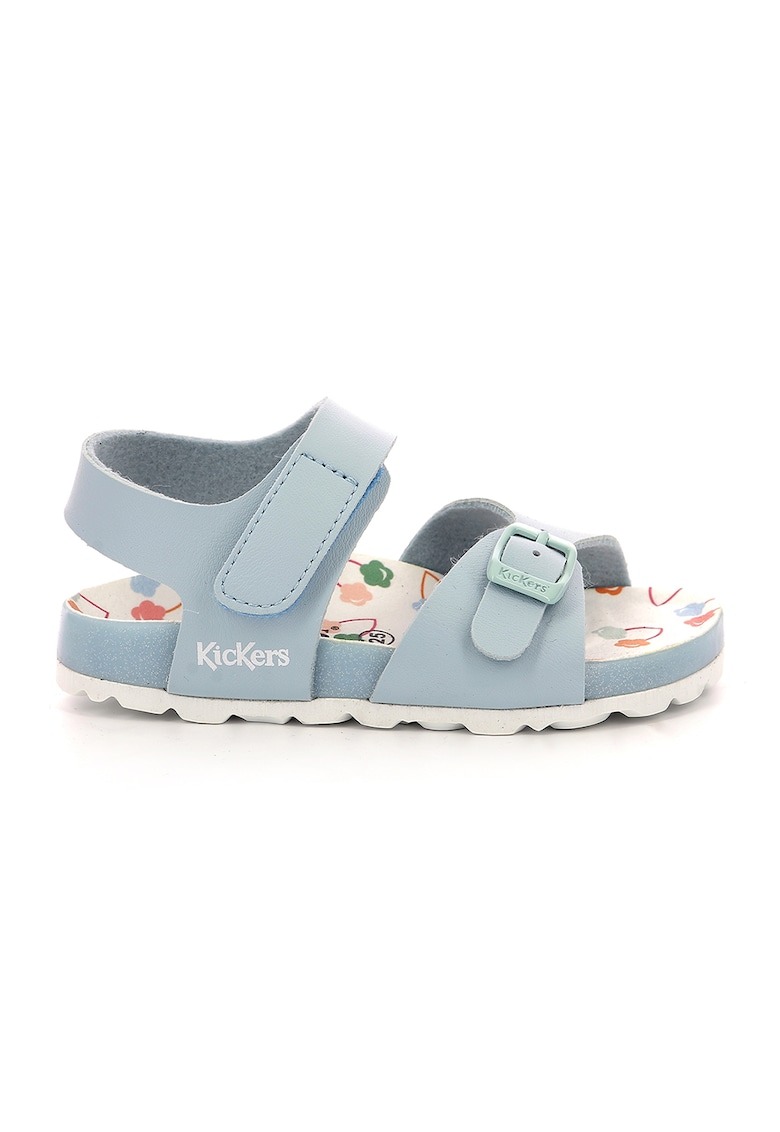 Sandale de piele ecologica cu velcro si catarama 1 Sandale de piele ecologica cu velcro si catarama