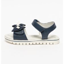 Sandale de piele ecologica cu velcro si funda Lara