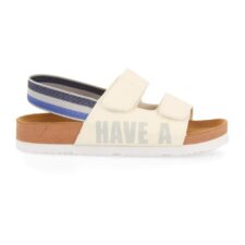 Sandale de piele ecologica si material textil Prilep