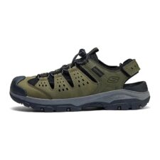 Sandale de piele ecologica si material textil Tresmen Menard