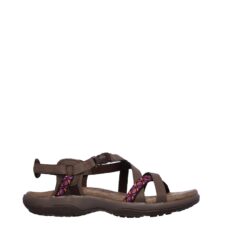 Sandale de piele ecologica si material textil Vacay