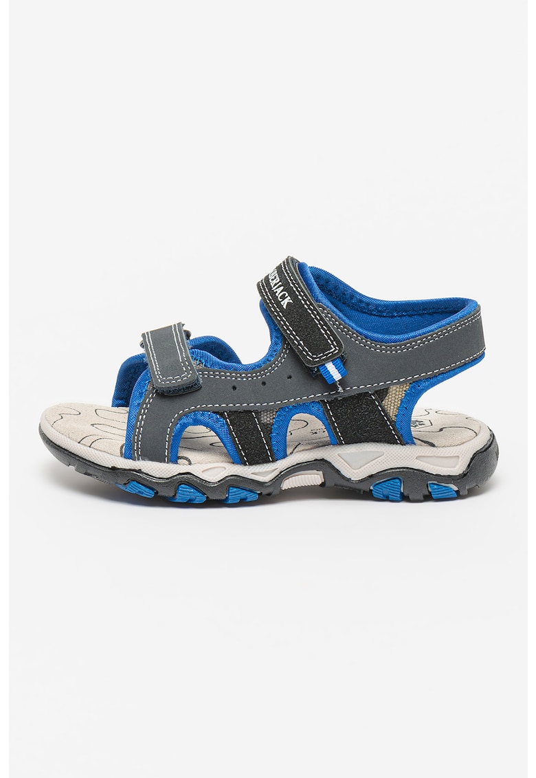 Sandale de piele ecologica si material textil cu benzi velcro Levi 1 Sandale de piele ecologica si material textil cu benzi velcro Levi