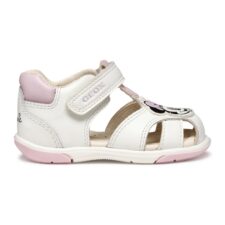 Sandale de piele ecologica si piele cu Minnie Mouse