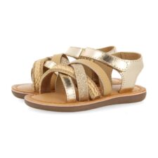 Sandale de piele ecologica si piele cu velcro Ilok