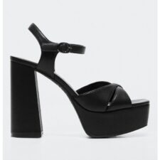 Sandale de piele ecologice cu platforma Foam