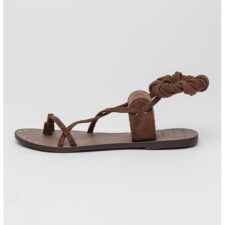 Sandale de piele intoarsa St. Tropez