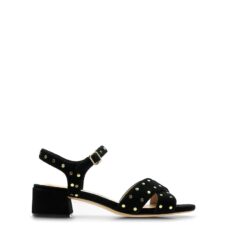 Sandale de piele intoarsa cu aplicatii de tinte Sheer