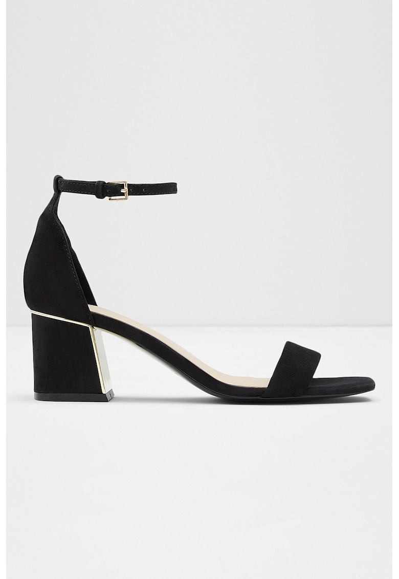 Sandale de piele intoarsa cu bareta pe glezna Kedeaviel 1 Sandale de piele intoarsa cu bareta pe glezna Kedeaviel