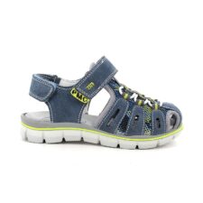 Sandale de piele intoarsa cu bareta velcro