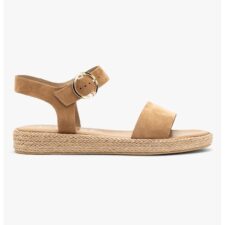 Sandale de piele intoarsa cu catarama