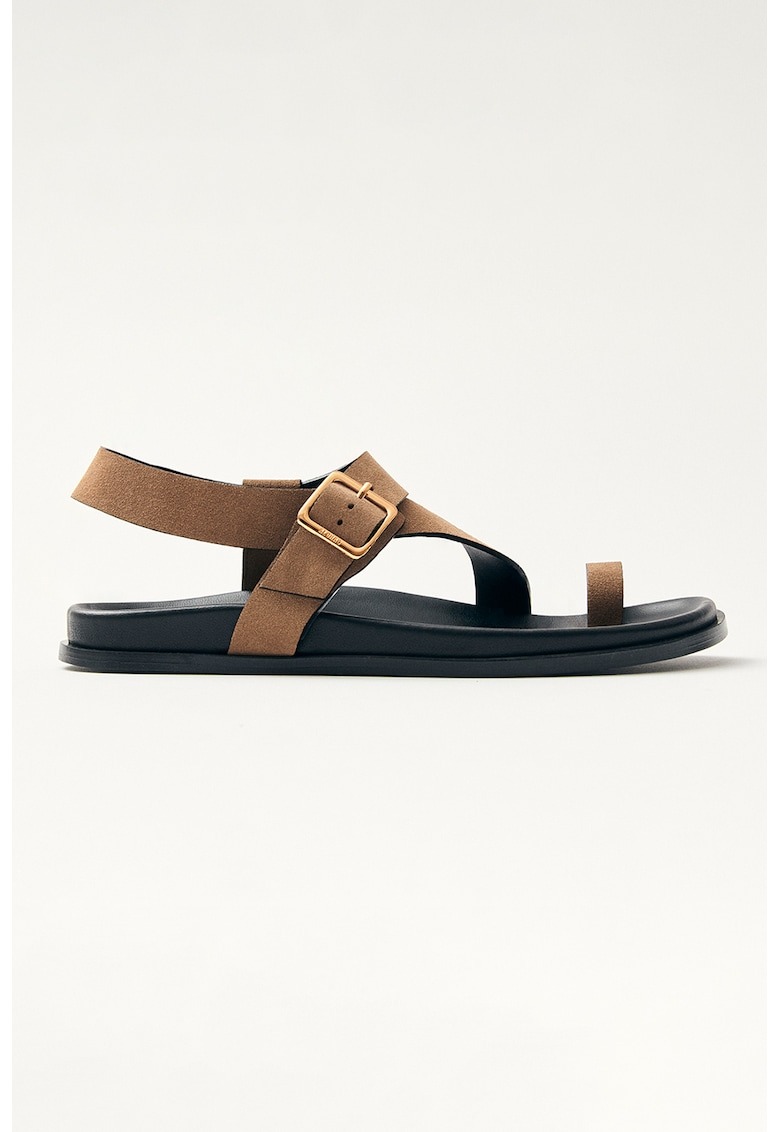 Sandale de piele intoarsa cu catarama Siren 1 Sandale de piele intoarsa cu catarama Siren