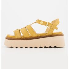 Sandale de piele intoarsa cu catarame