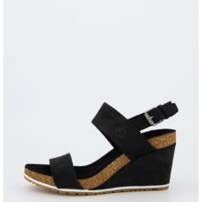 Sandale de piele intoarsa - cu platforma Capri Sunset