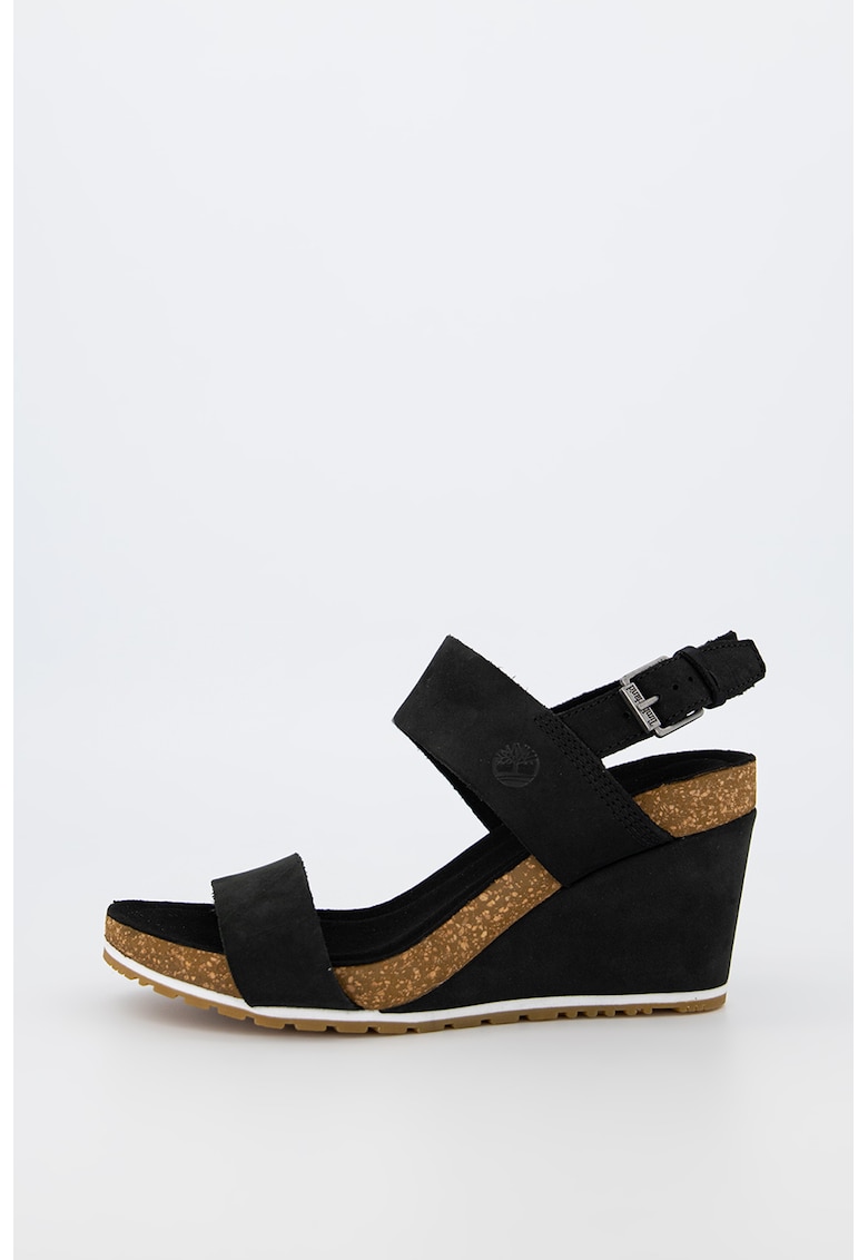 Sandale de piele intoarsa - cu platforma Capri Sunset 1 Sandale de piele intoarsa - cu platforma Capri Sunset