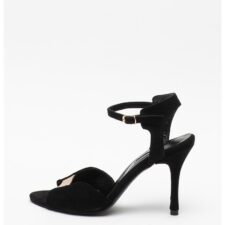 Sandale de piele intoarsa cu toc stiletto
