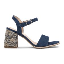 Sandale de piele intoarsa cu varf patrat Miriam