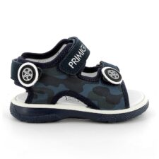 Sandale de piele intoarsa ecologica cu model