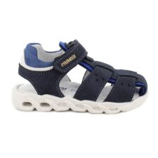 Sandale de piele intoarsa ecologica cu velcro