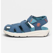 Sandale de piele intoarsa ecologica cu velcro Motion Dune