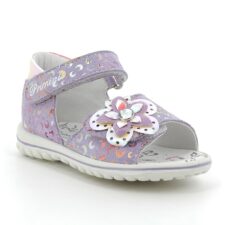 Sandale de piele intoarsa peliculizata cu model contrastant