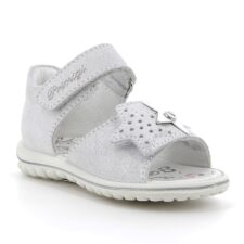 Sandale de piele intoarsa peliculizata cu velcro