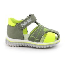 Sandale de piele intoarsa sintetica si piele ecologica cu velcro