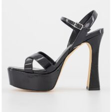 Sandale de piele lacuita cu barete incrucisate Iriv