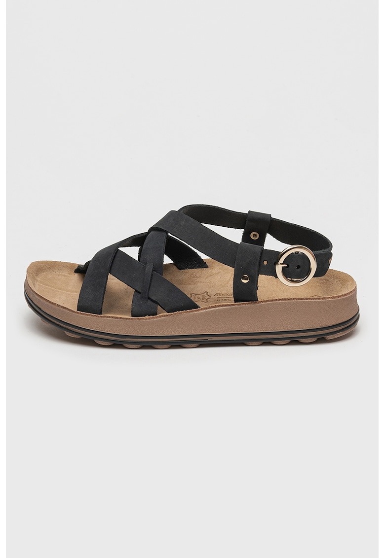 Sandale de piele nabuc Karol 1 Sandale de piele nabuc Karol