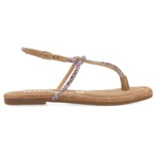 Sandale de piele ntoarsa cu strasuri Seffner