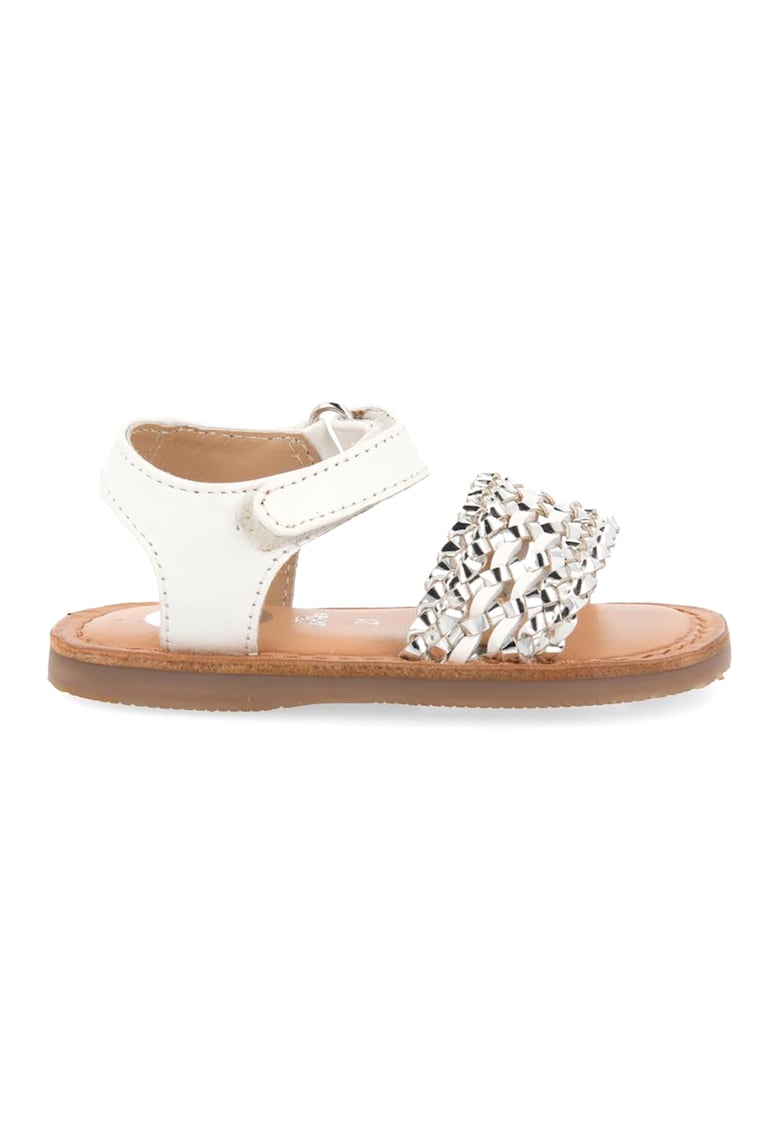 Sandale de piele si material sintetic cu velcro Varese 1 Sandale de piele si material sintetic cu velcro Varese