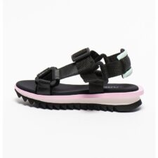 Sandale de piele si material textil Malia