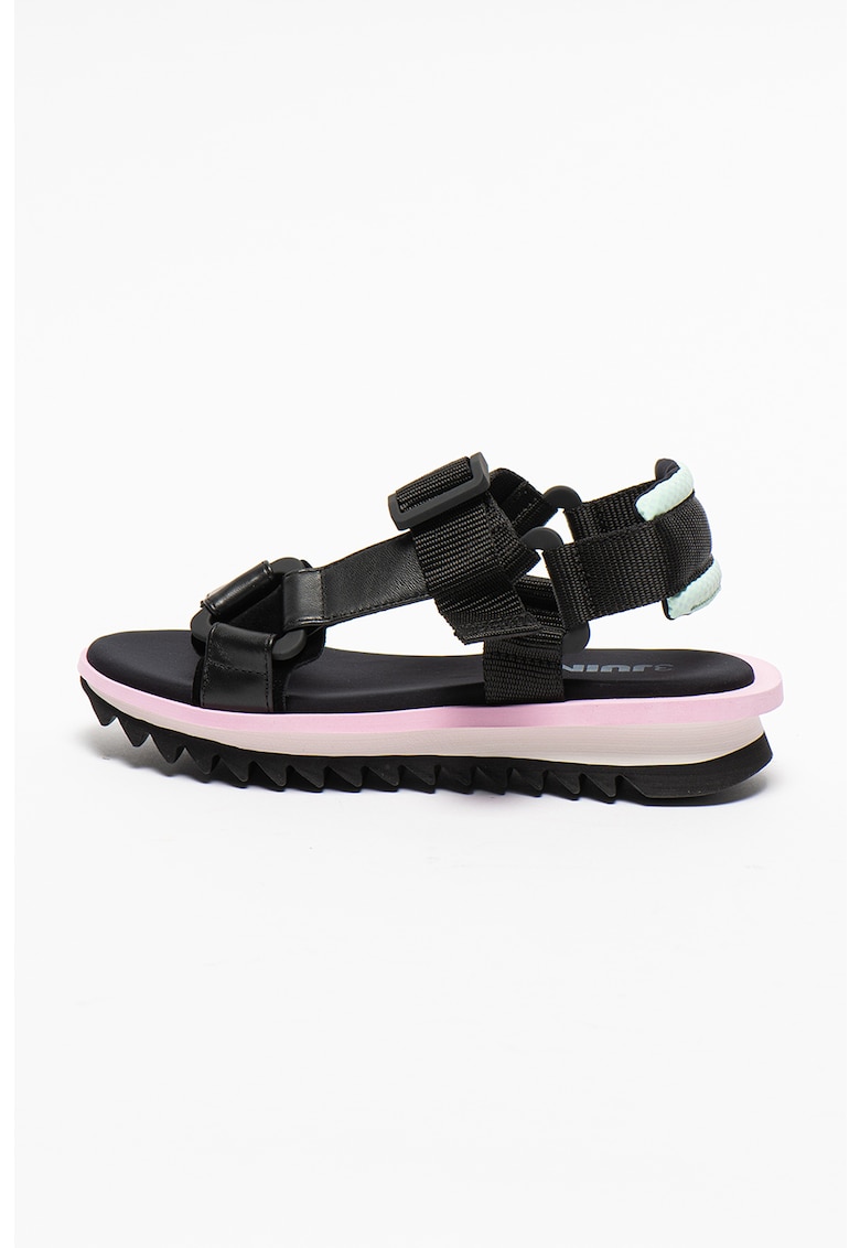 Sandale de piele si material textil Malia 1 Sandale de piele si material textil Malia