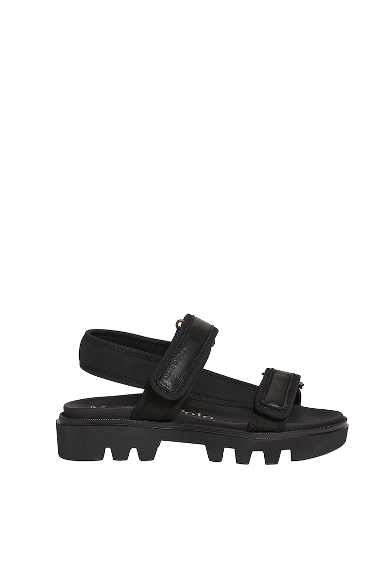 Sandale de piele si neopren cu velcro 1 Sandale de piele si neopren cu velcro