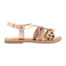 Sandale de piele si piele cu par scurt Palmyra