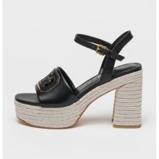 Sandale de piele si piele ecologica - cu toc