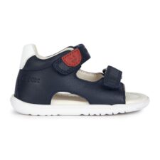 Sandale de piele si piele ecologica cu velcro