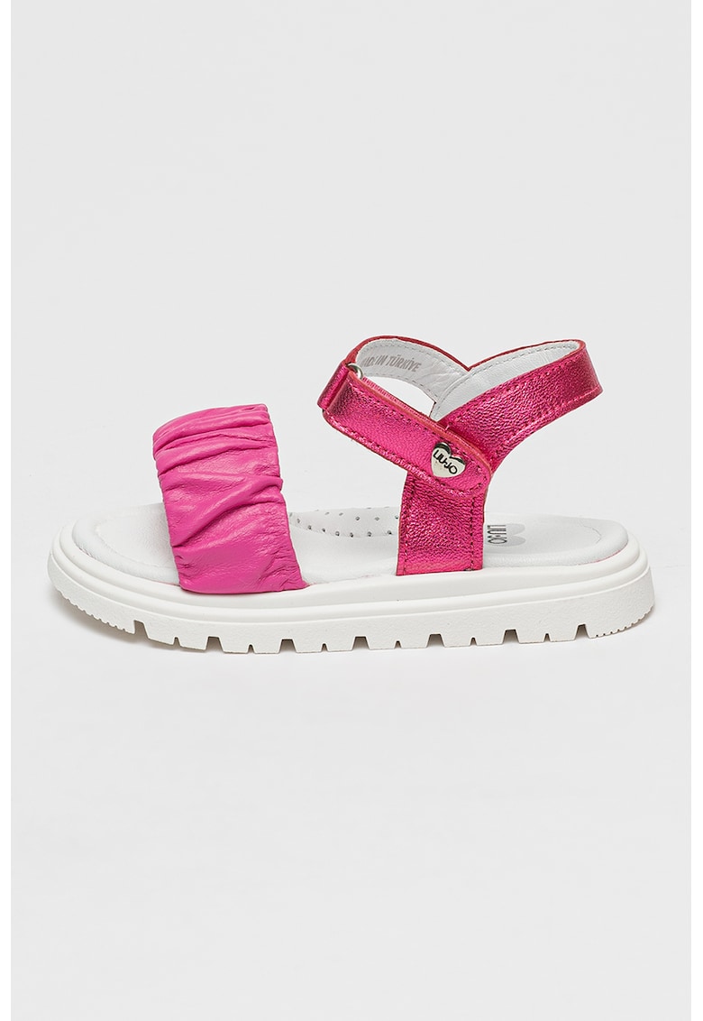 Sandale de piele si piele ecologica cu velcro Terry 1 Sandale de piele si piele ecologica cu velcro Terry