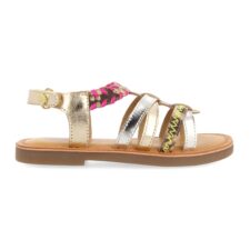 Sandale de piele si piele intoarsa Benowa