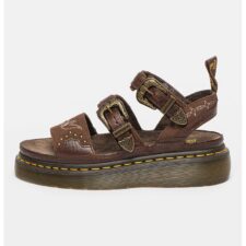 Sandale de piele si piele intoarsa Gryphon Quad