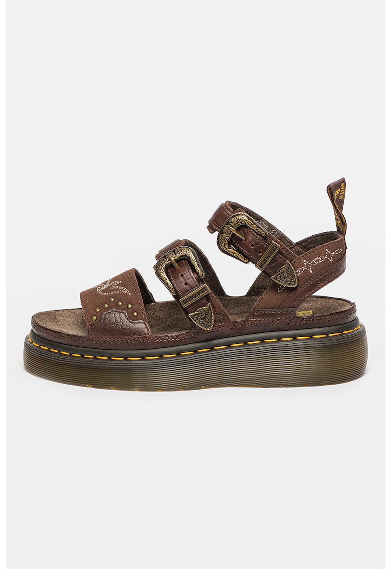 Sandale de piele si piele intoarsa Gryphon Quad 1 Sandale de piele si piele intoarsa Gryphon Quad