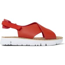 Sandale de piele si piele intoarsa Oruga