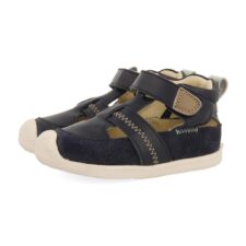 Sandale de piele si piele intoarsa Sllove