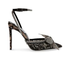 Sandale de plasa cu funda din strasuri