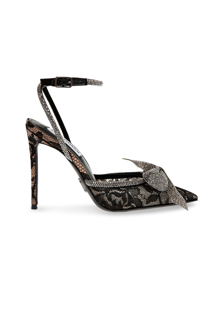 Sandale de plasa cu funda din strasuri 1 Sandale de plasa cu funda din strasuri